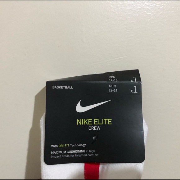 Nike Elite Basketball Socks, Crew, 1 Pair, Various Sizes - Picture 8 of 16